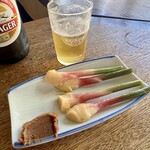 大衆酒場カネス - 新しょうが　２５０円