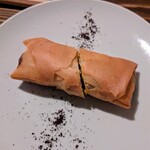 GRIS - ローストチキンと夏のほくほくかぼちゃの春巻き