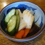 角平 - お新香（450円）★★★★☆