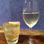 ダバ インディア - 2014.10 夜 ダバハイボール、クローバーソーヴィニヨンブラン