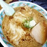 三日月軒 - ゴマ味噌ワンタン麺