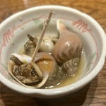 七代目 卯兵衛 - お通しのツブ貝