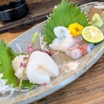 舞鶴 - 障泥烏賊と水蛸の造り