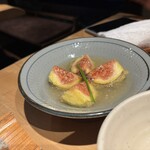 今泉いっこん - いちじくみぞれあんかけ