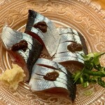 海 - さんまの酢締め