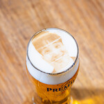 ヤッサイ モッサイ - ビールの泡に写真やイラストをプリント！！