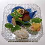 彩量庵　たん澤 - 料理写真:前菜
