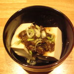 灯ダイニング 襟一 - なす味噌温奴（350円）