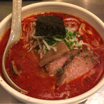 はな火屋 - 味噌ラーメン（辛味噌で） 普通盛 650円