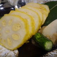 九州の旬 博多廊 大阪店 - 揚げたて辛子蓮根