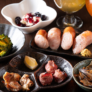ビールとの相性抜群なおつまみが揃う！季節のメニューも◎