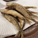 幸甚寿司 - ワカサギの揚げ物