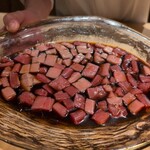 銀座 しのはら - 鮪の松前漬け