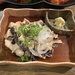 KAMECHIKU - ホルモン湯引き ポン酢 旨し！