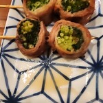 炭火野菜巻き串と炉端焼き 博多うずまき - 