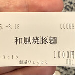 麺屋ひょっとこ - 