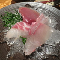 魚匠 銀平 道頓堀店 - お造り定食のお造り
