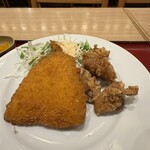 よかたい - アジフライと唐揚げ