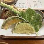 くるまや（水車） - 天ぷら