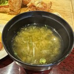 銭函バーベキュー - 味噌汁