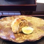 高台寺 和久傳 - 松茸の鱧巻き