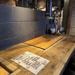 銭函バーベキュー - カウンター席の様子