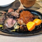 ステーキ&ハンバーグそして勝揚げ 肉山 - 