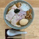 麺饗庭 必道 - 「特上煮干しそば」＠1350 ＋「麺大盛り」＠150