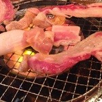 赤から - どれも脂がのっていますので燃え方も激しいです。