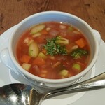 カフェ - ベジタブルスープ(ハーフ)