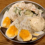 ラーメン華小屋 - ポテサラ　495円