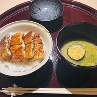 蓬左茶寮 - 新子鰻ご飯と汁物