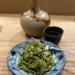 食堂 おがわ - 冷麦大葉ジェノベーゼ