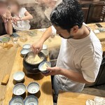 食堂 おがわ - 松茸の土鍋炊き込みご飯