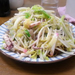 長崎菜館 - 山盛り野菜の皿うどん