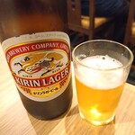 鳥房 - 麒麟ラガー大瓶