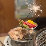 0秒レモンサワー 仙台ホルモン焼肉酒場 ときわ亭 - バースデイホルモン