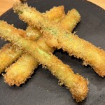 あじふらい てしお - アスパラガスのフライ