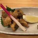 あじふらい てしお - あじの竜田揚げ