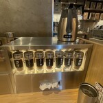 元祖油堂 赤坂店 - 味変アイテムずらり