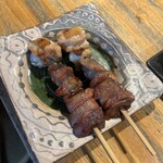 きんぼし 伏見店 - 特製名古屋名古屋コーチン串