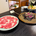 和田金 - 「寿き焼き」の松阪牛肉と野菜のセット