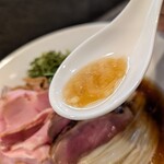 RAMEN MATSUI - スッキリとした煮干しのスープ。