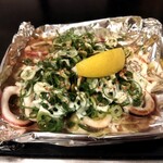 てっぱん紅白 - スルメイカのマヨポン焼き