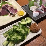 炉端焼 うだつ - きゅうりの切り方が芸術的ｯｯ