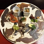 あかん鶴雅別荘　鄙の座 - 前菜8種