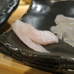 器楽亭 - エンガワ刺し