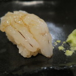 器楽亭 - 金沢のガサエビ握り、酢橘で