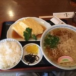 みす美 - 出汁巻き定食　蕎麦