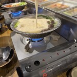 串揚げ とろろ鍋 華金 - 